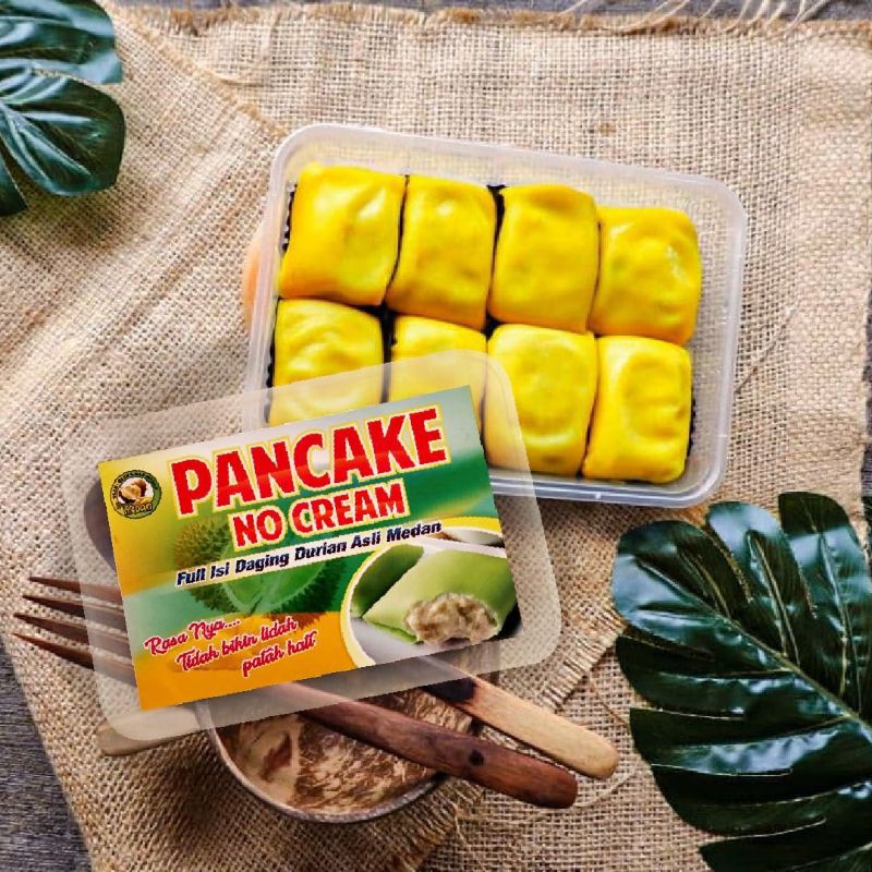 

Pancake Durian Medan Nocream