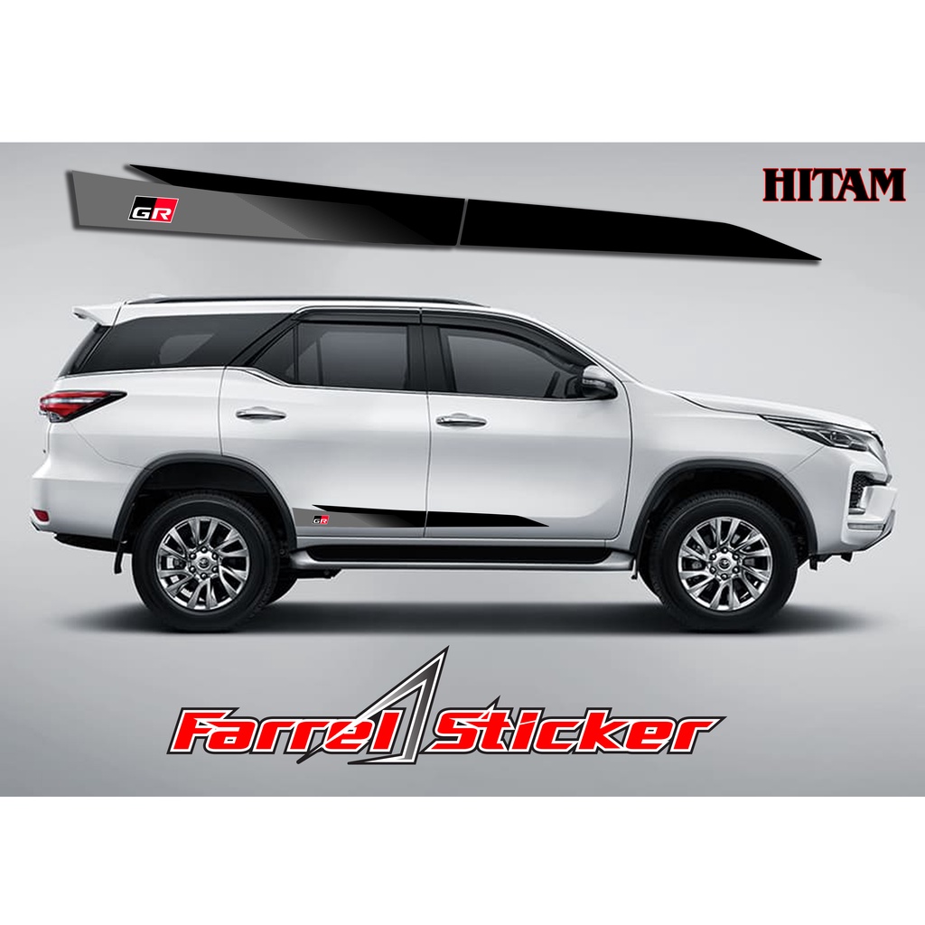 Stiker FORTUNER sticker STRIPING GR SPORT