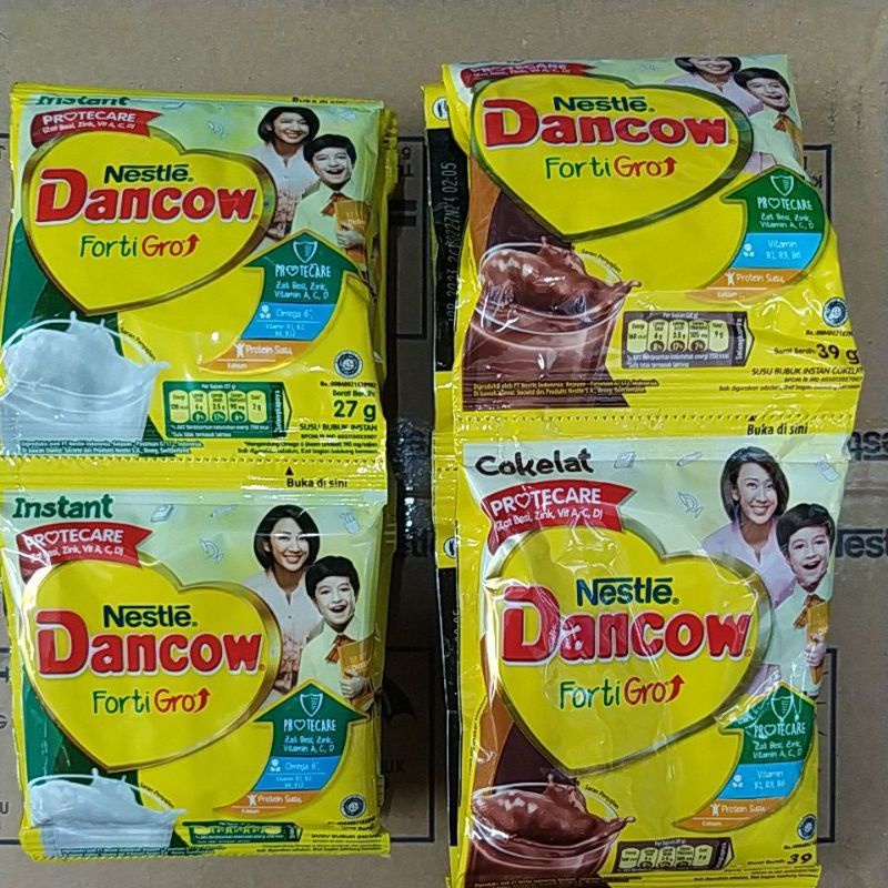 

Susu Dancow Putih Dan Coklat Saset