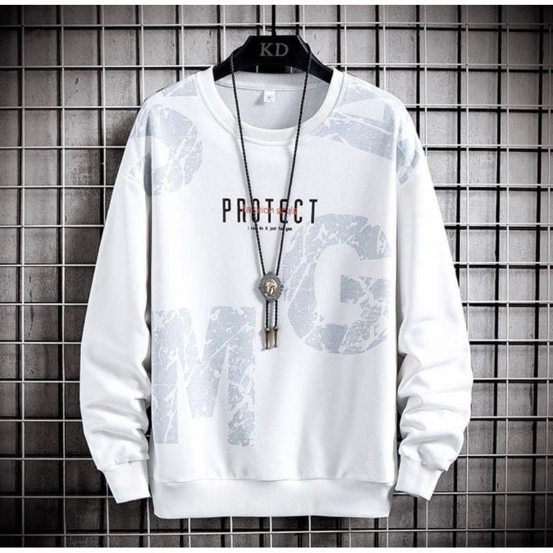 JAKET SWEATER PROTECK FASHION STYILE CREWNECK PRIA