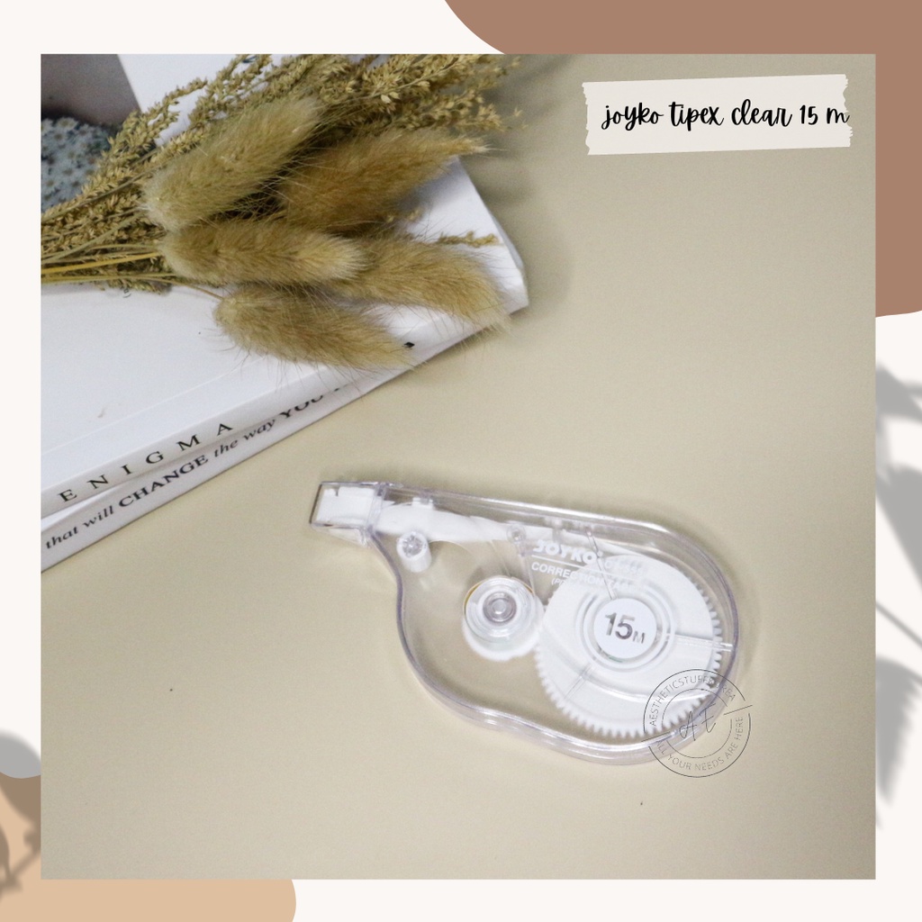 

Tipex joyko transparent white aesthetic