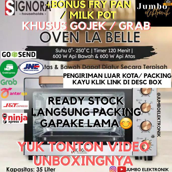 Signora Oven La Belle | Oven Listrik Signora La Belle Bonus Hadiah Badascentury