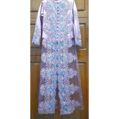 Kebaya panjang full brokat/baju wisuda/baju pengantin
