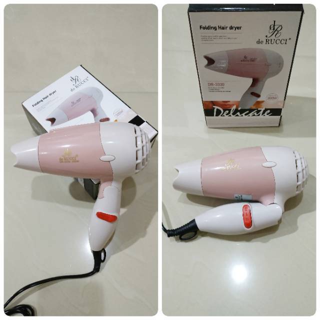 HAIR DRYER DE RUCCI 3330 / PENGERING RAMBUT DR 3330  [Free Bubble &amp; Plastic Wrap]