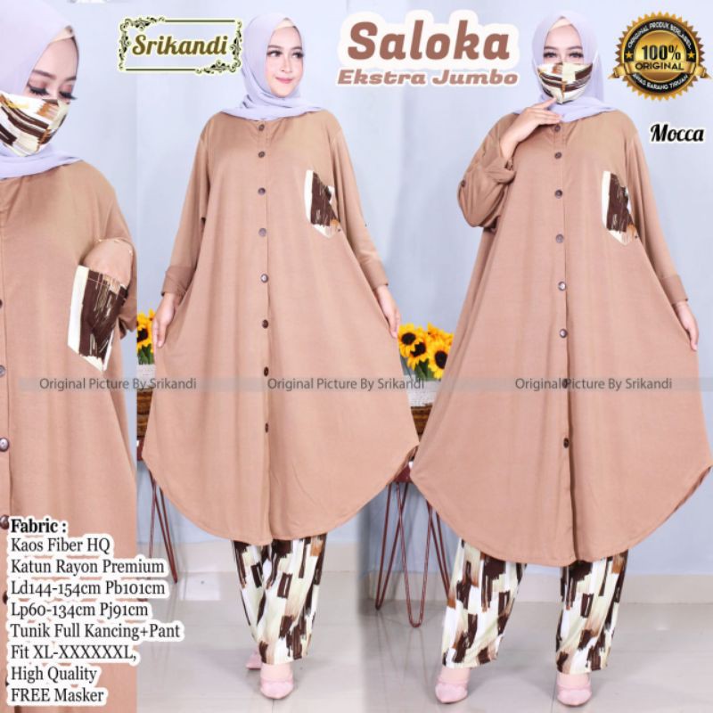 SALOKA EXTRA JUMBO SET BY SRIKANDI
