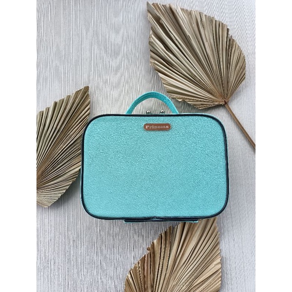 pouch kosmetik mini ocean green/ tas kosmetik/ makeup box custom