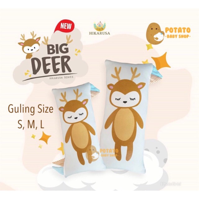 Hikaru SML - Guling Hikarusa Deer Sky / Snow / BIG DEER / mushroom / Family / Baby Shark Pinkfong