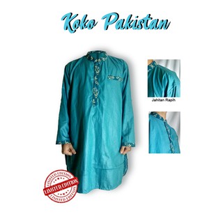  Baju  Koko  Pakistan Lengan Panjang variasi  Batik  Baju  