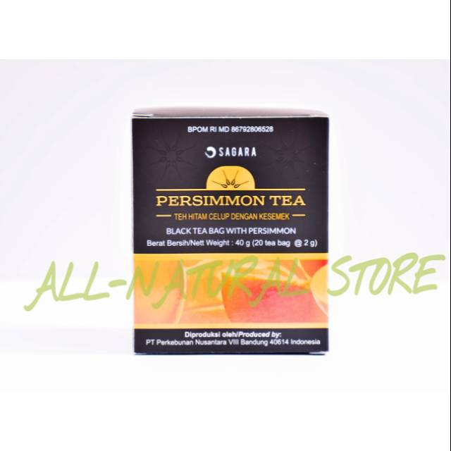 

PERSIMMON BLACK TEA (1 pack =20 tea bag)
