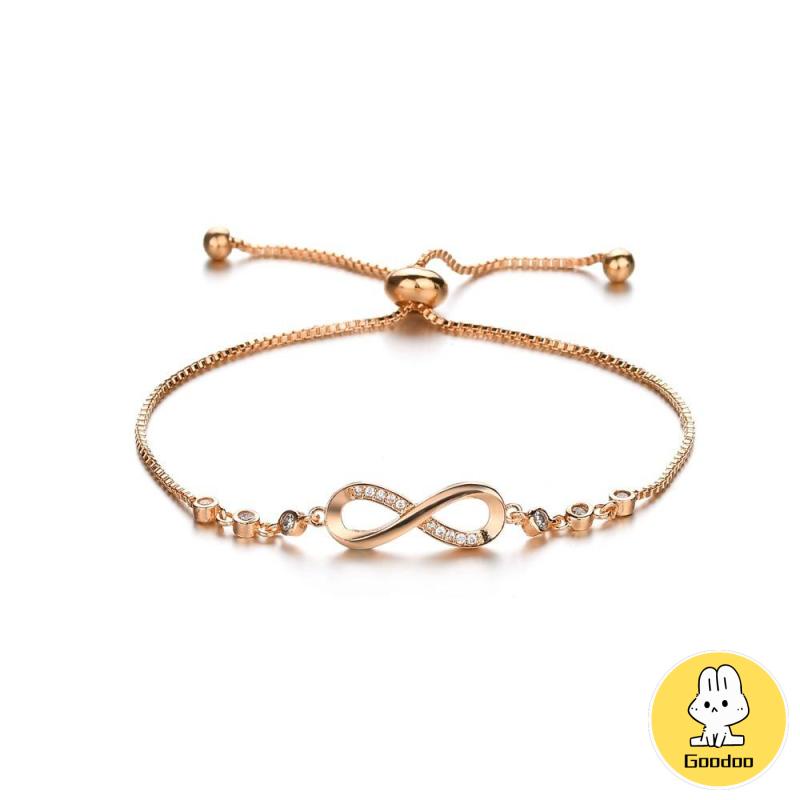 Korea Titanium Emas Gelang Hypoallergenic Adjustable Wanita Fashion Gelang Perhiasan Aksesoris Hadiah -Doo