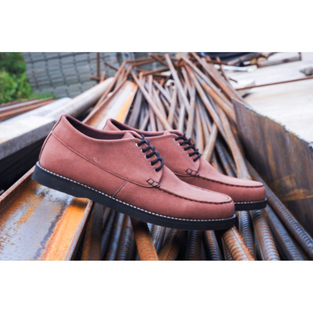 sepatu formal volkerfootwear / sepatu santai / sepatu kantor / grap brown