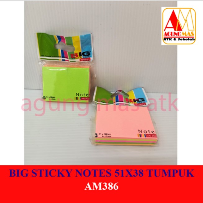 

BIG STICKY NOTES 51X38 TUMPUK