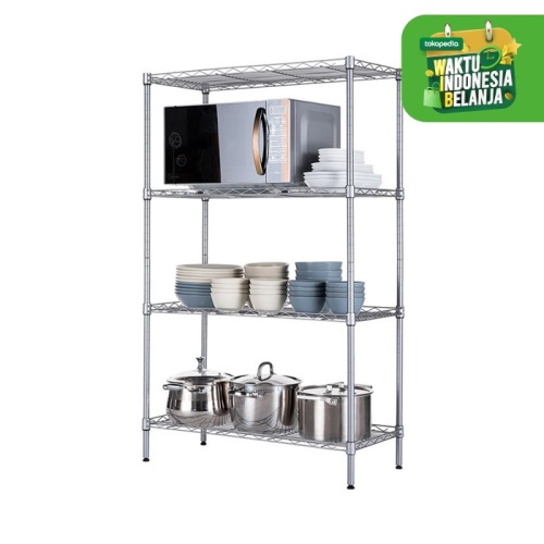 Krisbow Rak Besi Serbaguna 4 Tingkat