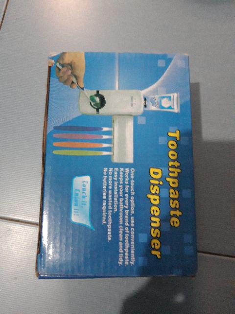 Tempat Sikat Gigi Dan Dispenser Odol Toothbrush Holder Alat Kamar Mandi Perlengkapan Kamar Mandi 060