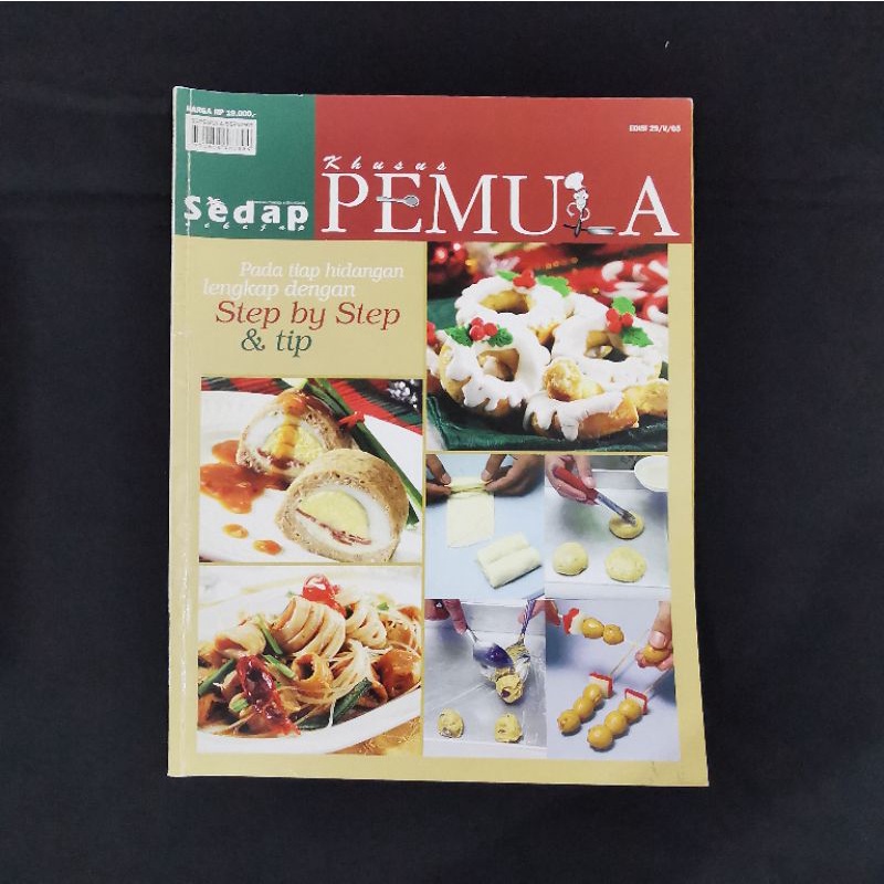 PRELOVED Majalah Sedap Khusus Pemula Aneka Resep Masakan Roti Kue Kering Minuman