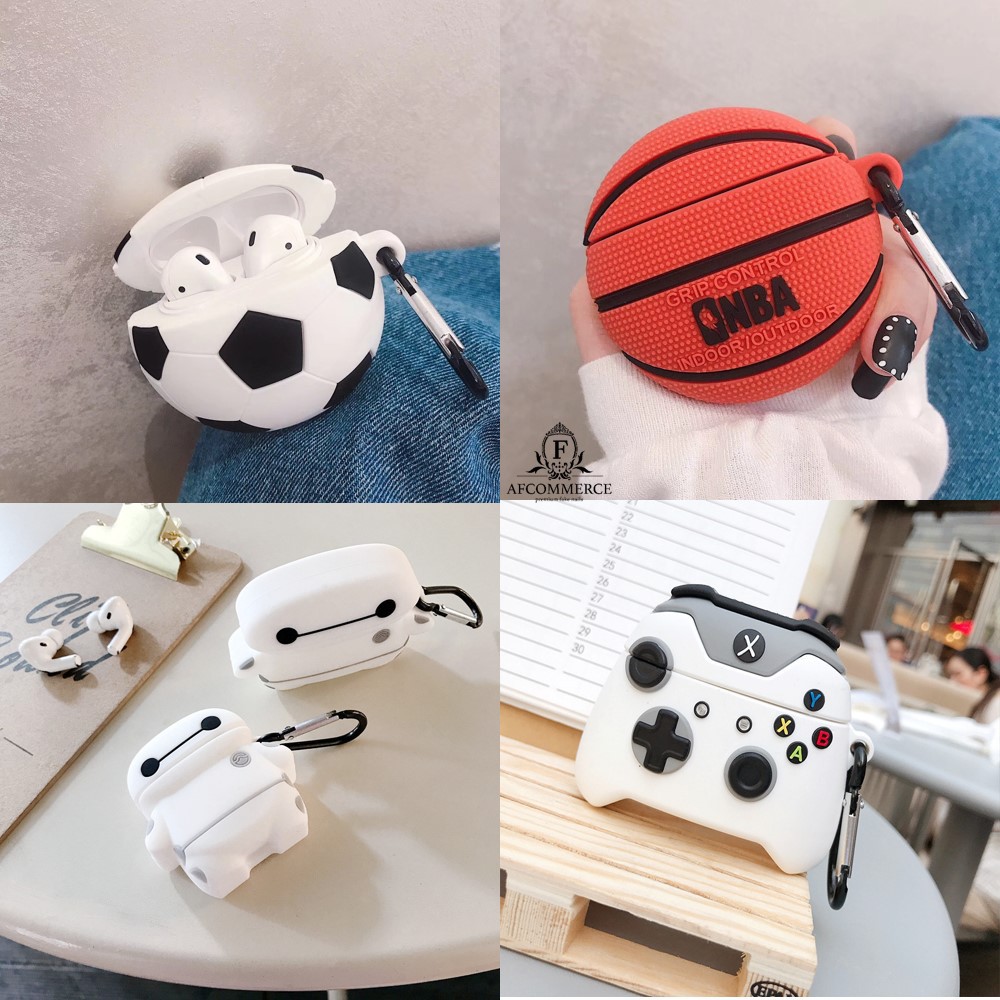 READY STOCK AIRPODS CASE SILIKON 3D KARAKTER AIRPODS GEN 1 DAN GEN 2 PART I