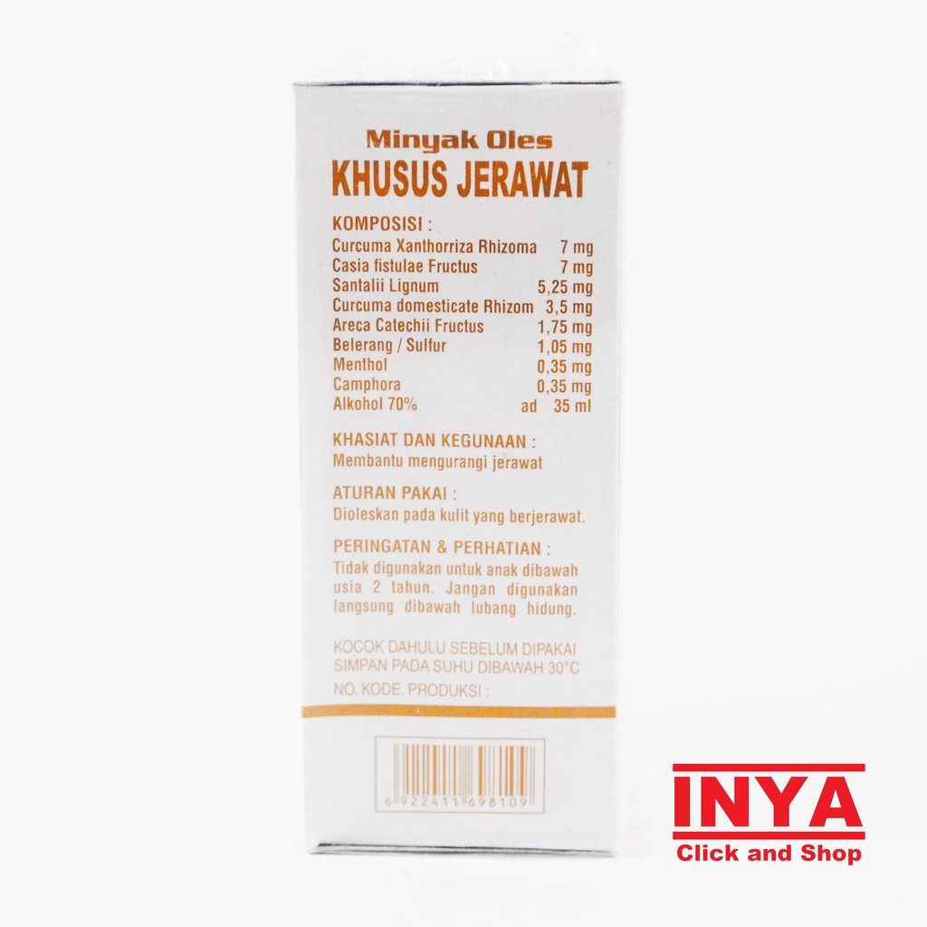 OBAT JERAWAT CAP WAYANG 35gr - Minyak Oles Khusus Jerawat - PERUSAHAN JAMU PATEN INDONESIA