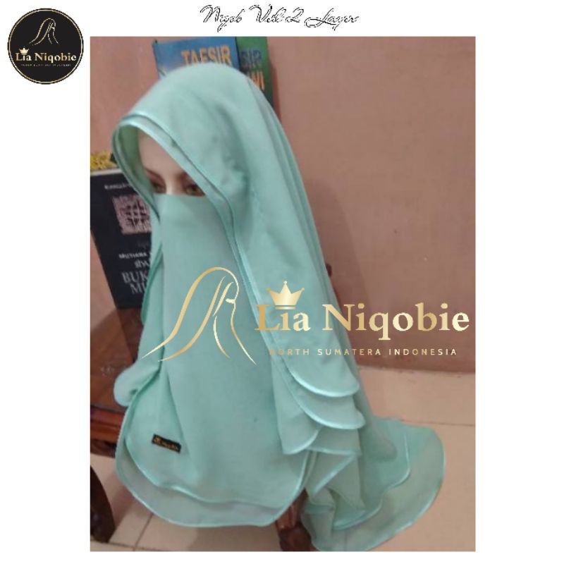 Niqob Veil 2 layer ORI Lia Niqobie