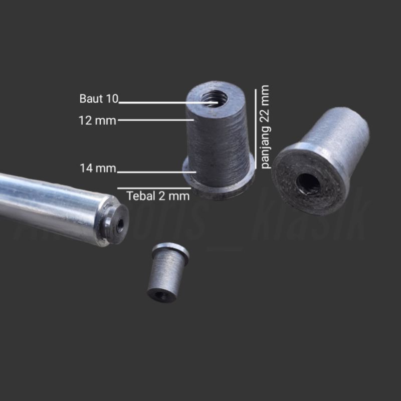 ADAPTOR JALU STANG UNIVERSAL BOSH DRAT JALU STANG DAY LOW DAYTONA STABILIZER BREKET STIR BOSH STANG 