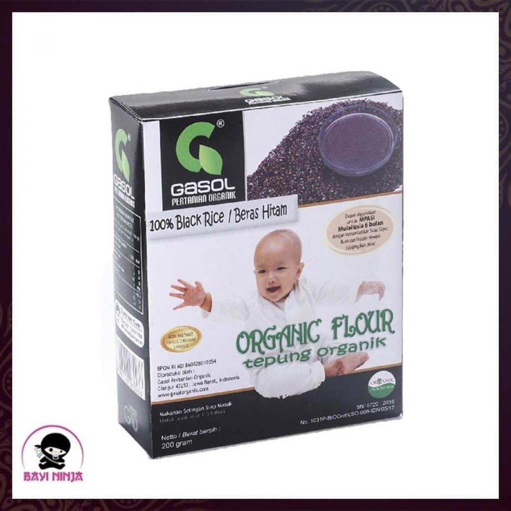 

GASOL ORGANIC TEPUNG BERAS HITAM ORGANIK 200 G