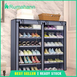 Rumahann Rak Sepatu Kain Shoe Rack 12 Susun 36 Pasang Shoes Shopee Indonesia