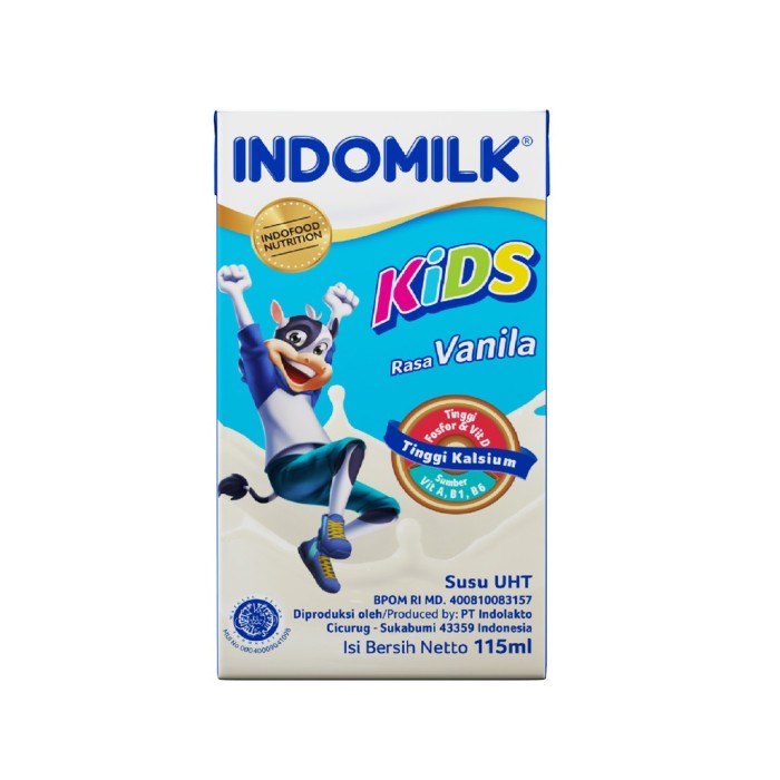 

INDOMILK UHT KIDS VANILA 115ML