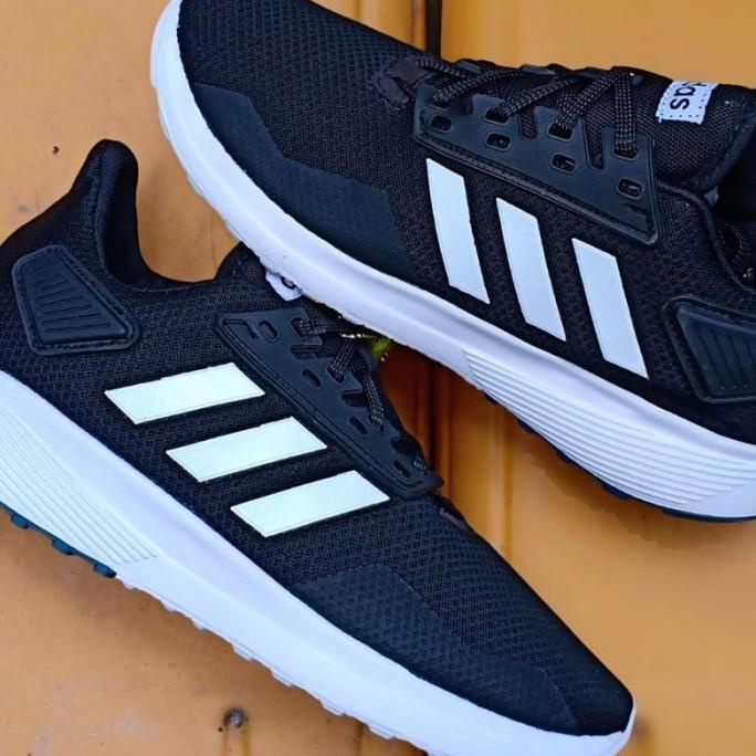 Si318 Promo Sepatu Sneakers Original Pria Wanita Adidas Duramo 9 Black Laurusmart