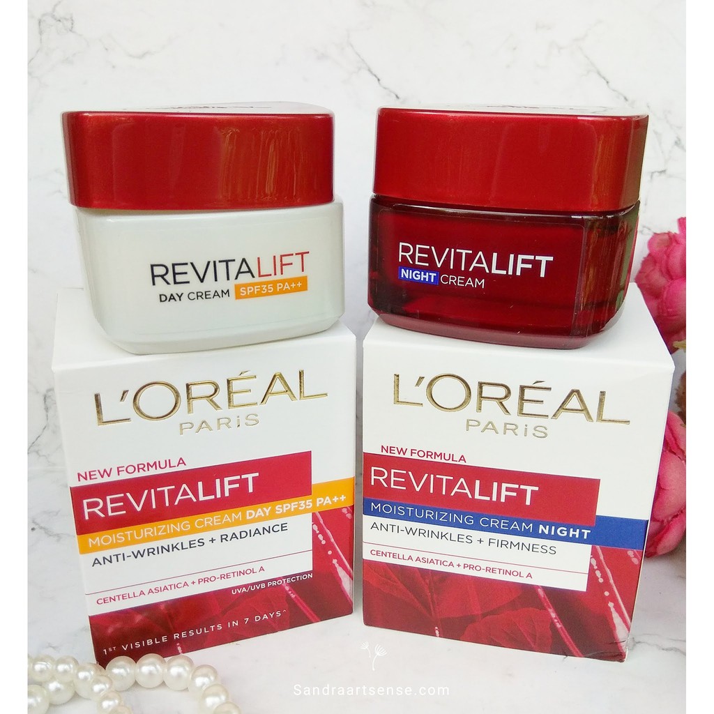 L'OREAL LOREAL Revitalift Moisturizing Cream Day SPF 35 & Cream Night 20ml
