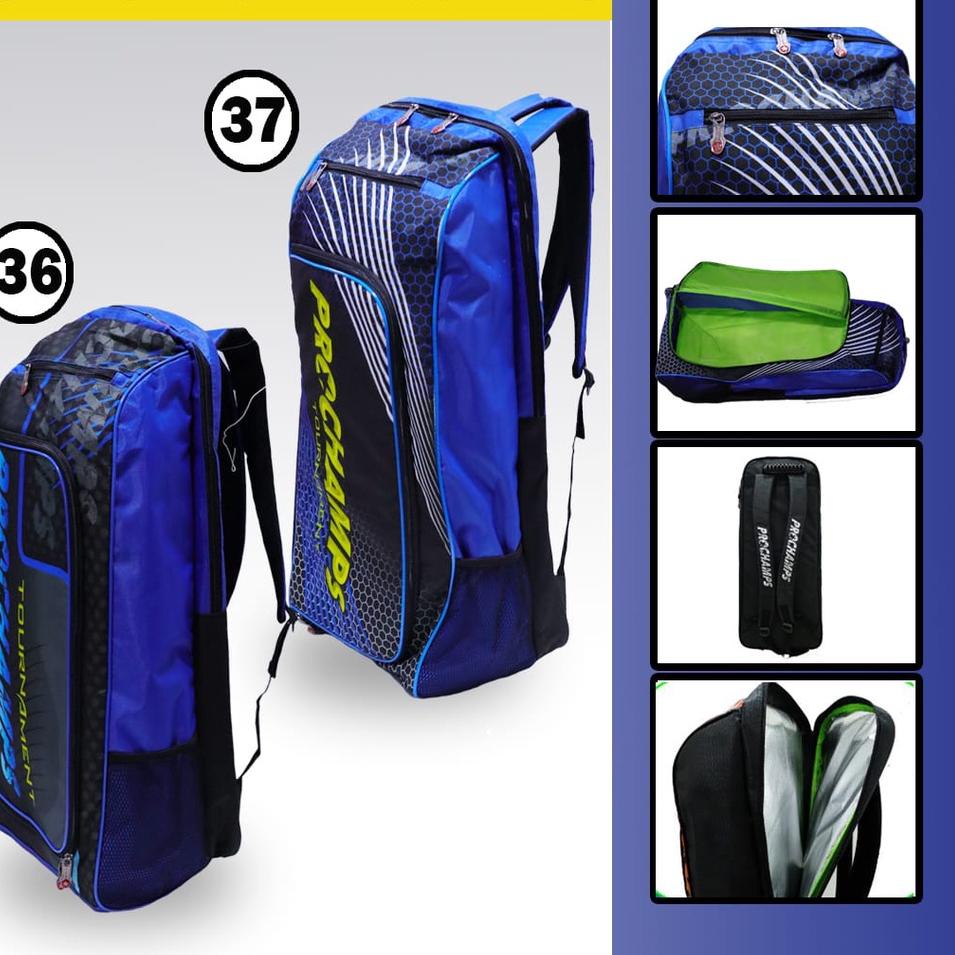 Dijamin Miring harga.. Prochamps Tas Ransel Panjang Part 1 Badminton Original