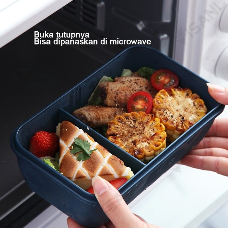 Kotak Makan Lunchbox Gandum Lunchbox Sekat / Kotak Bekal Makan Gandum