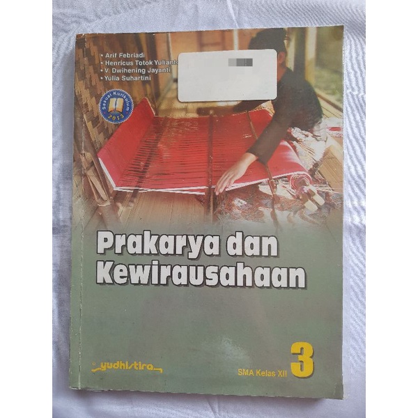 Buku Prakarya dan Kewirausahaan Kelas 12 Yudhistira