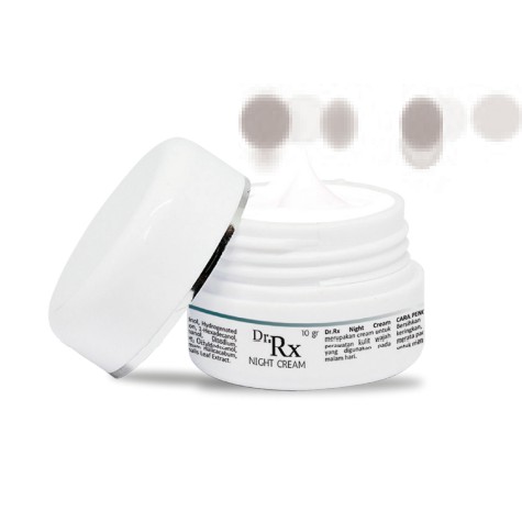 DR.RX Night Cream Krim Malam Untuk Produksi Sel Kulit Baru dan Memudarkan Bintik Gelap By Proderma B