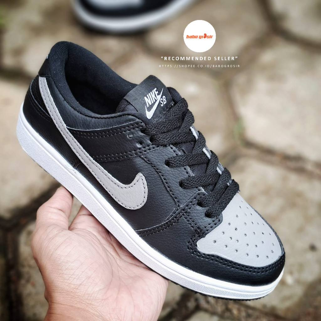 PROMO Sepatu Anak Nike SB KIDS Black Grey Premium Best Quality Include Box, Tapak Karet Anti Slip Tidak Licin