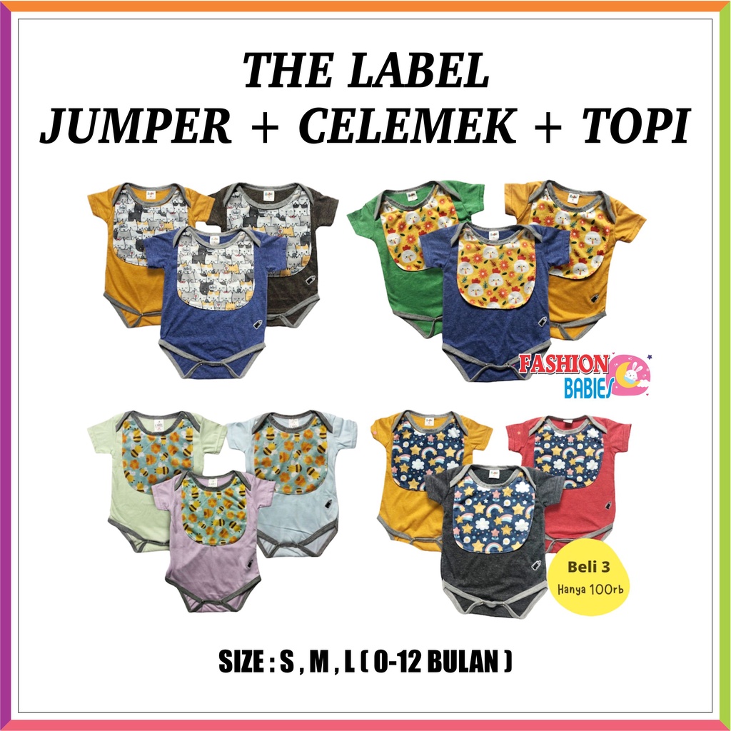 THE LABEL | JUMPER BASIC BABY 0-12 BLN | JUMPER KODOK BAYI S M L ❤ Fashionbabies ❤