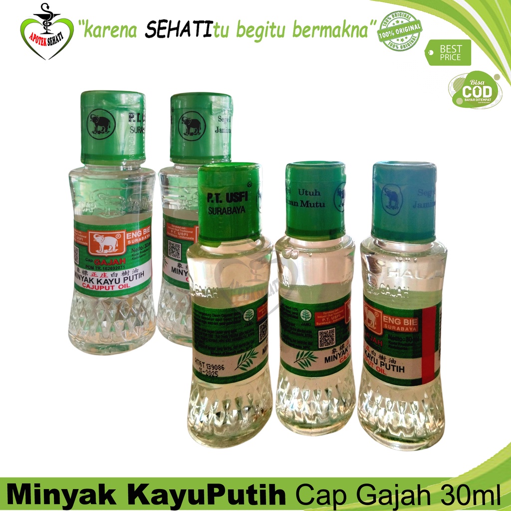 MINYAK KAYU PUTIH GAJAH MKP 30ML KEMBUNG PUSING