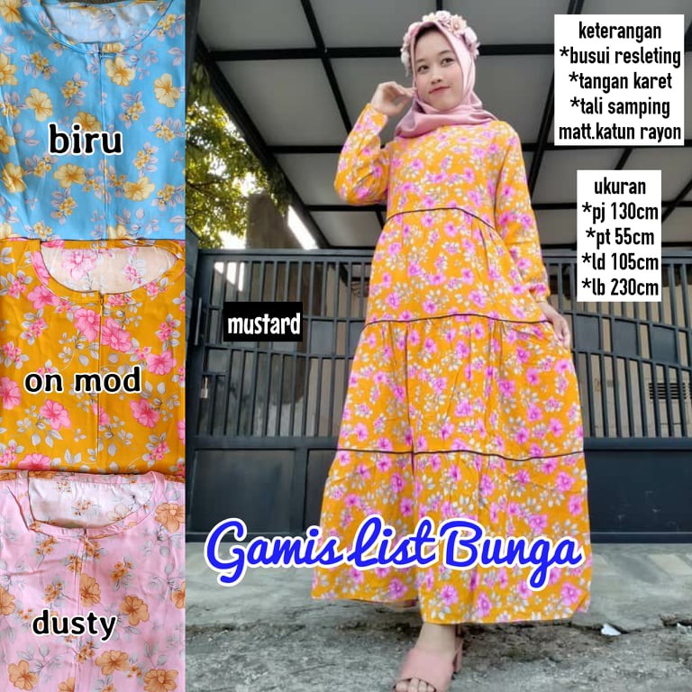 gamis rayon busui/homey dress katun viscose/gamis bangkok premium motif etnik/gamis canda homeydress