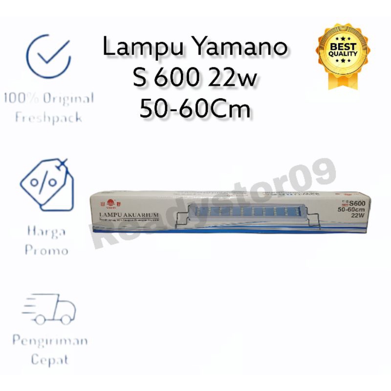 LAMPU LED AQUARIUM AKUARIUM YAMANO S600 S 600 50-60 CM 22W WRGB