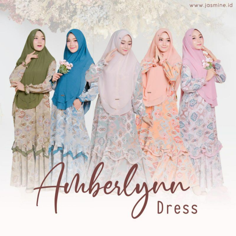 amberlynn dress dan khimar by jasmine