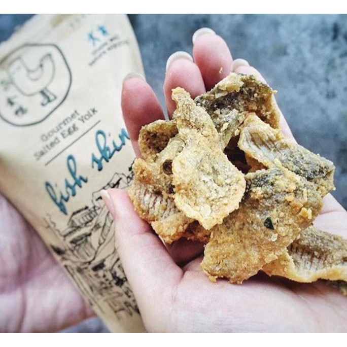 

Snack Golden duck Gourmet Salted Egg Yolk 125g - GROSIR - FISH SKIN