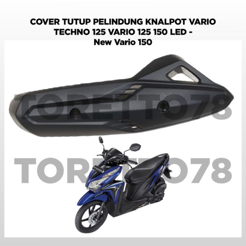 TAMENG KNALPOT ABS COVER KNALPOT ABS HONDA VARIO TECHNO VARIAN 2012 UP