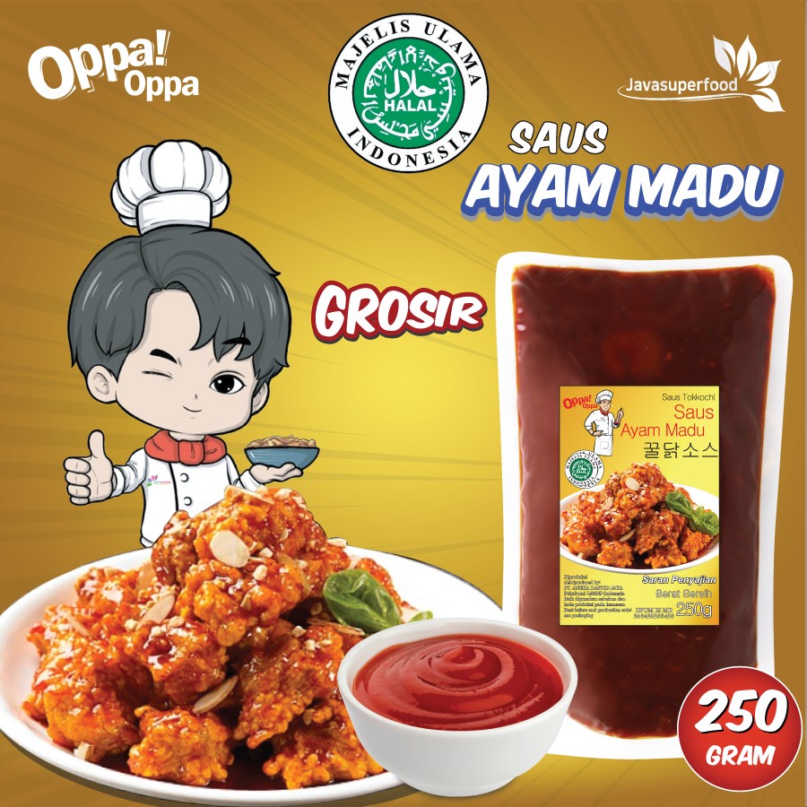 (HALAL) Saus Instan Saus Ayam Madu 250gHONEY CHICKEN SAUCE 250g