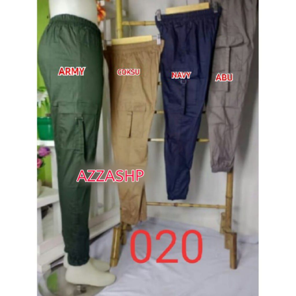 Celana Jogger Cargo Stretch Premium Bisa Mulu