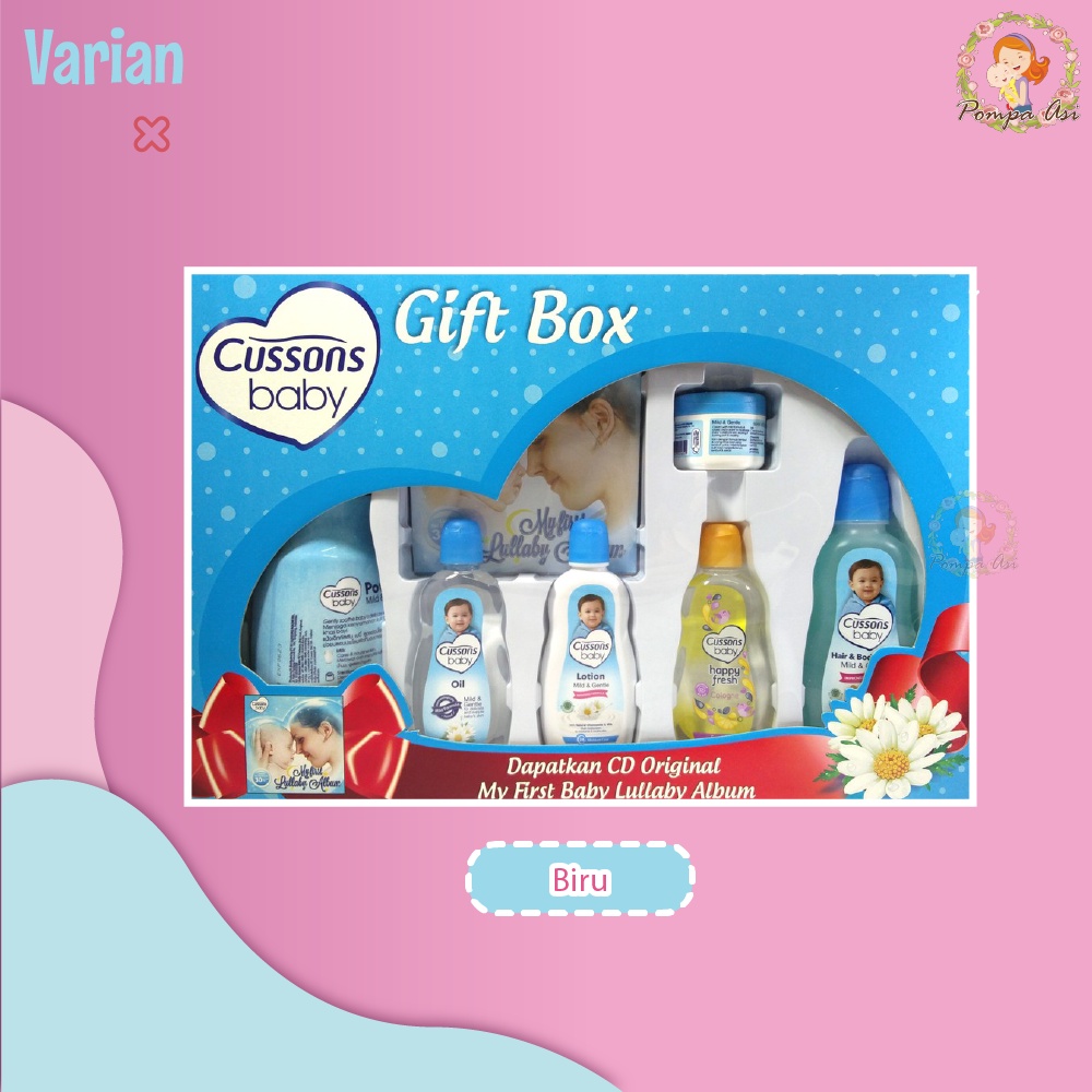 Paket Hadiah Perlengkapan Bayi Cussons Baby Gift Box Set Hampers New Born By Mallpompaasi