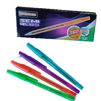 

BOLPOINT SEMI GEL (TINTA HITAM) EVERCOSS EV - 1A