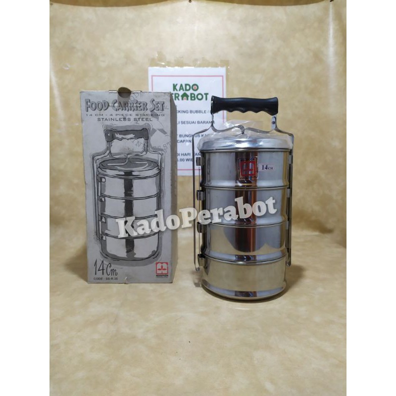 rantang maspion 14cm 4 susun - rantang katering stainless - rantang rumah