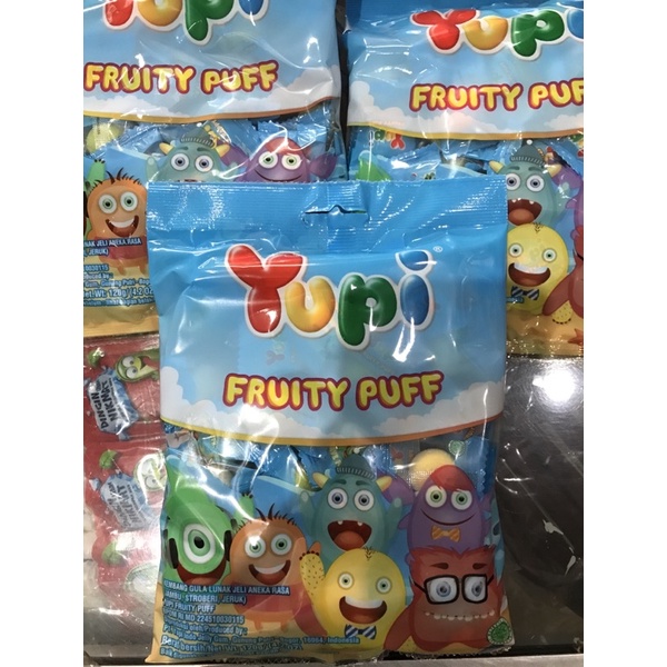 

YUPI FRUITTY PUFF 120 gram