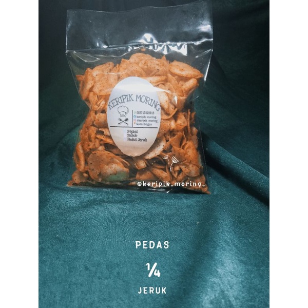 

keripik moring/molring(PEDAS JERUK) 250GRAM