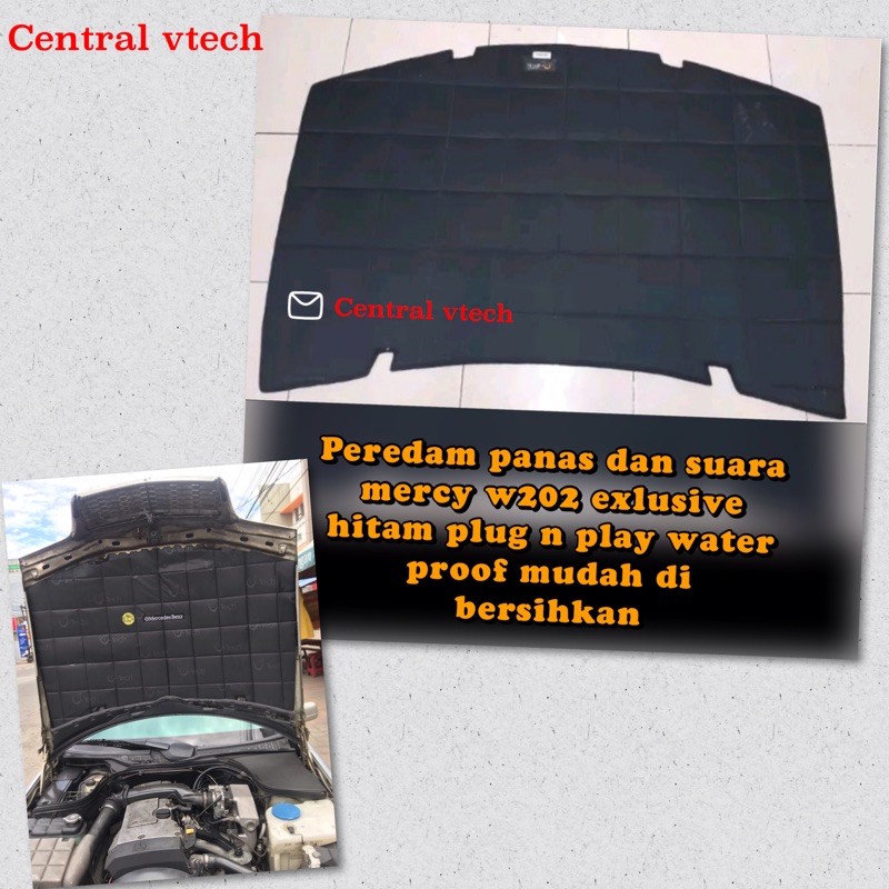 Peredam panas kap mesin mercy w202