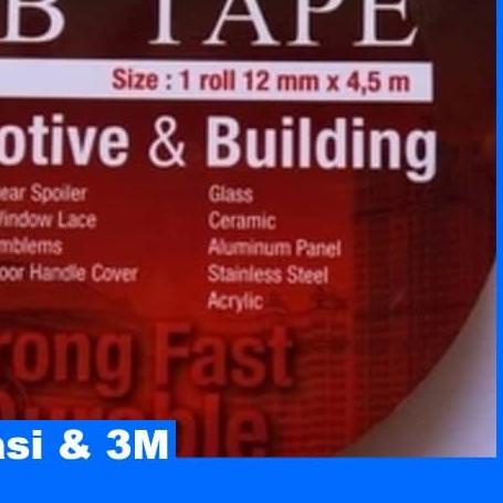 

☊ 3M VHB 12 double tape 12mmx4,5m outdoor ➣