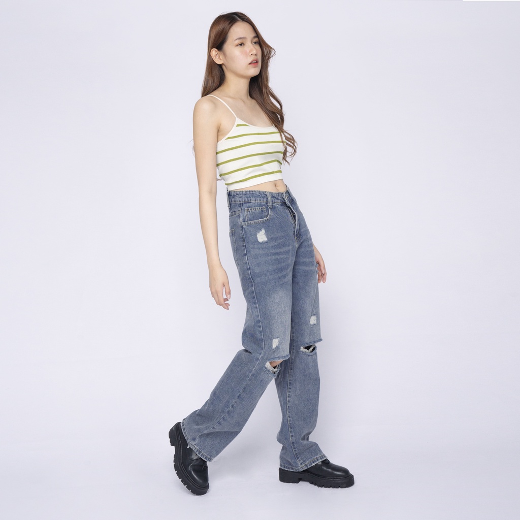 VIERLIN - Jeans 8027 - HIGHWAIST BAGGY LOOSE JEANS